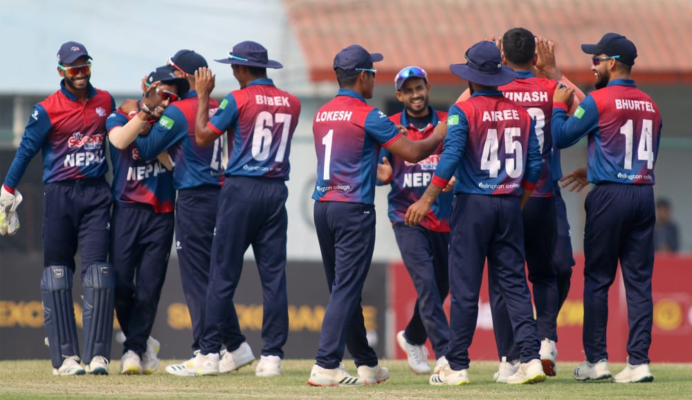 पीएनजीलाई हराउँदै त्रिदेशीय शृंखलामा नेपालकाे विजयी शुरुवात