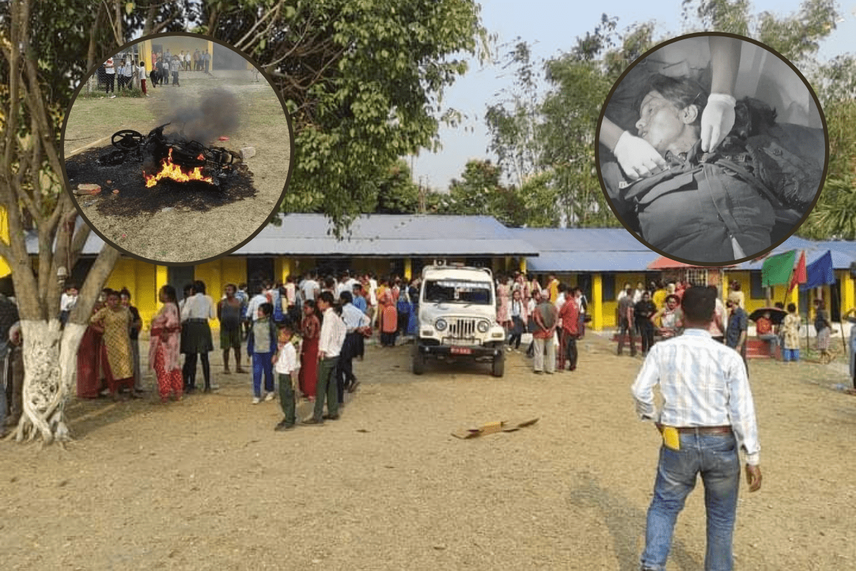 मोरङको लेटाङ्गमा तनाव, एकजना प्रहरी गम्भीर घाइते