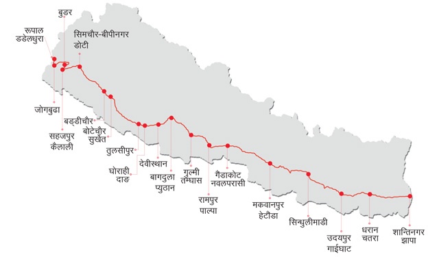 मदन भण्डारी राजमार्गः रुख काट्ने प्रक्रिया ढिलो हुँदा समस्या