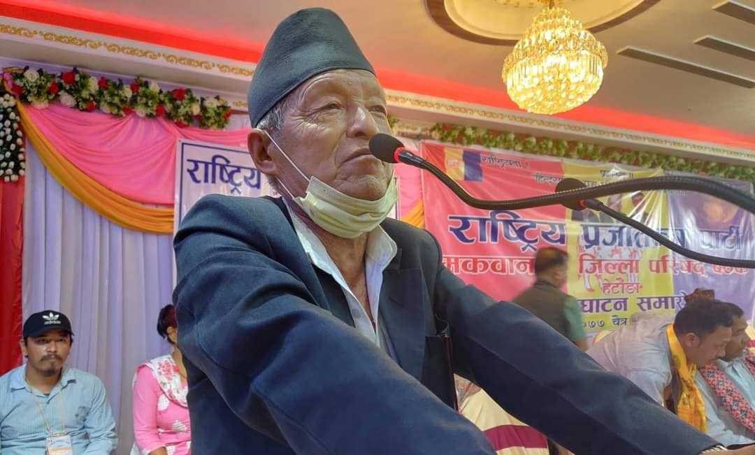 राप्रपा मकवानपुरको अध्यक्षमा थापा, हेटौँडा जाँदै केन्द्रीय अध्यक्ष लिङ्देन