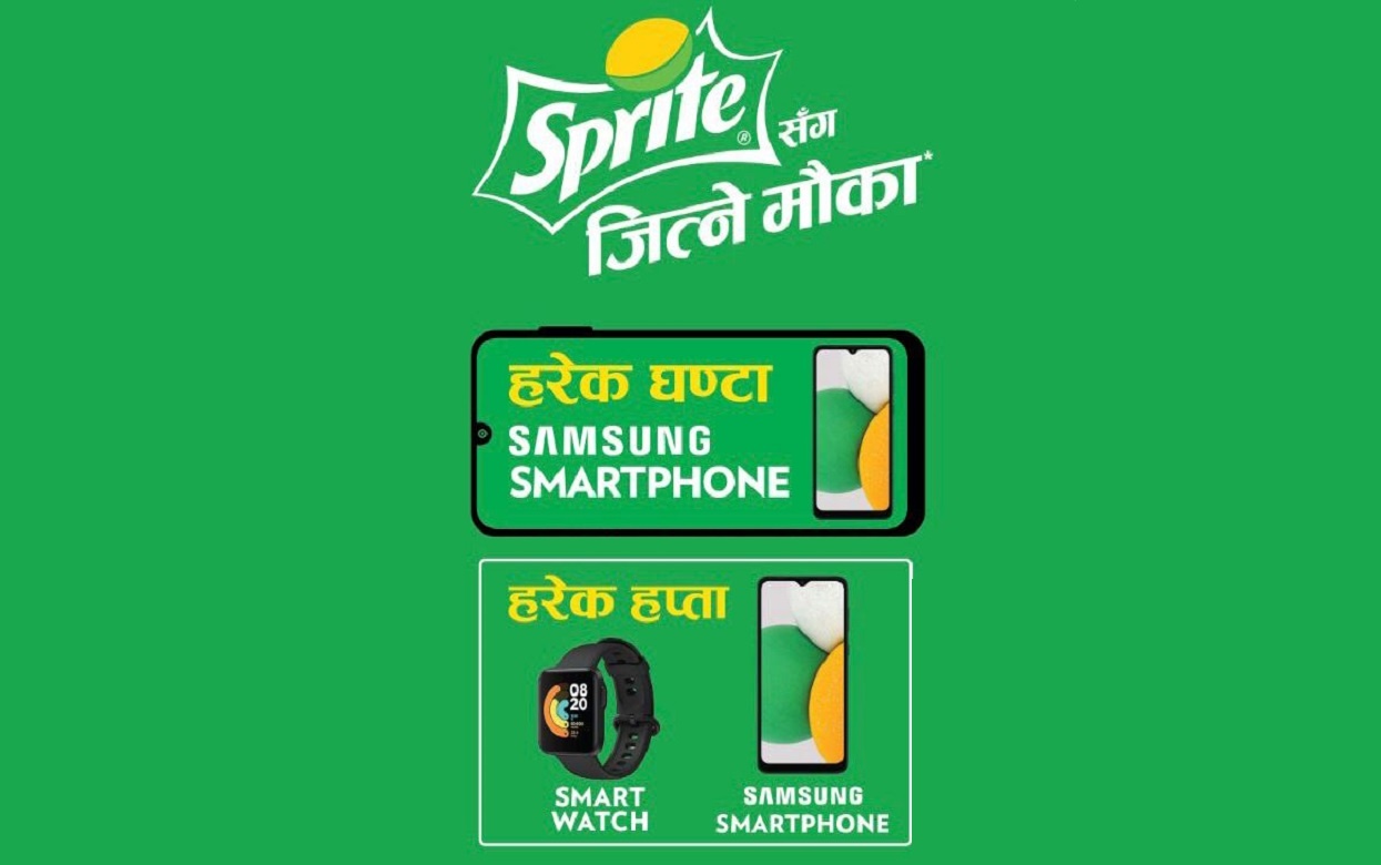 स्प्राइटमा स्मार्ट फोन र घडी जित्ने मौका