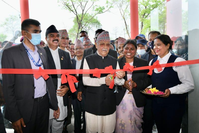ओलीद्वारा धरहरापछिको अग्लो ‘भ्यु टावर’को उद्घाटन