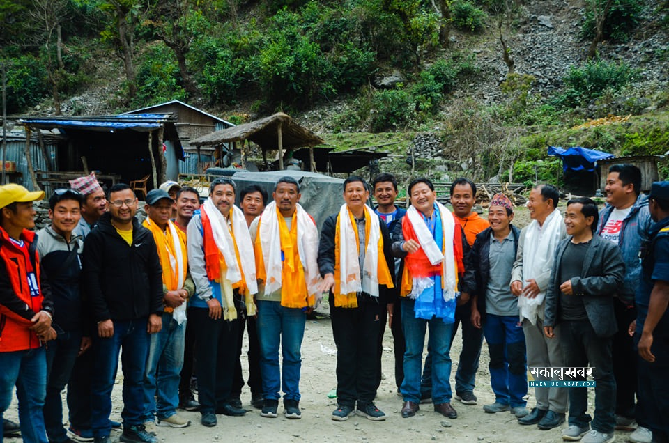 कायखेतको पुल चाँडै सञ्चालनमा आउने सांसद राईकाे प्रतिबद्धता