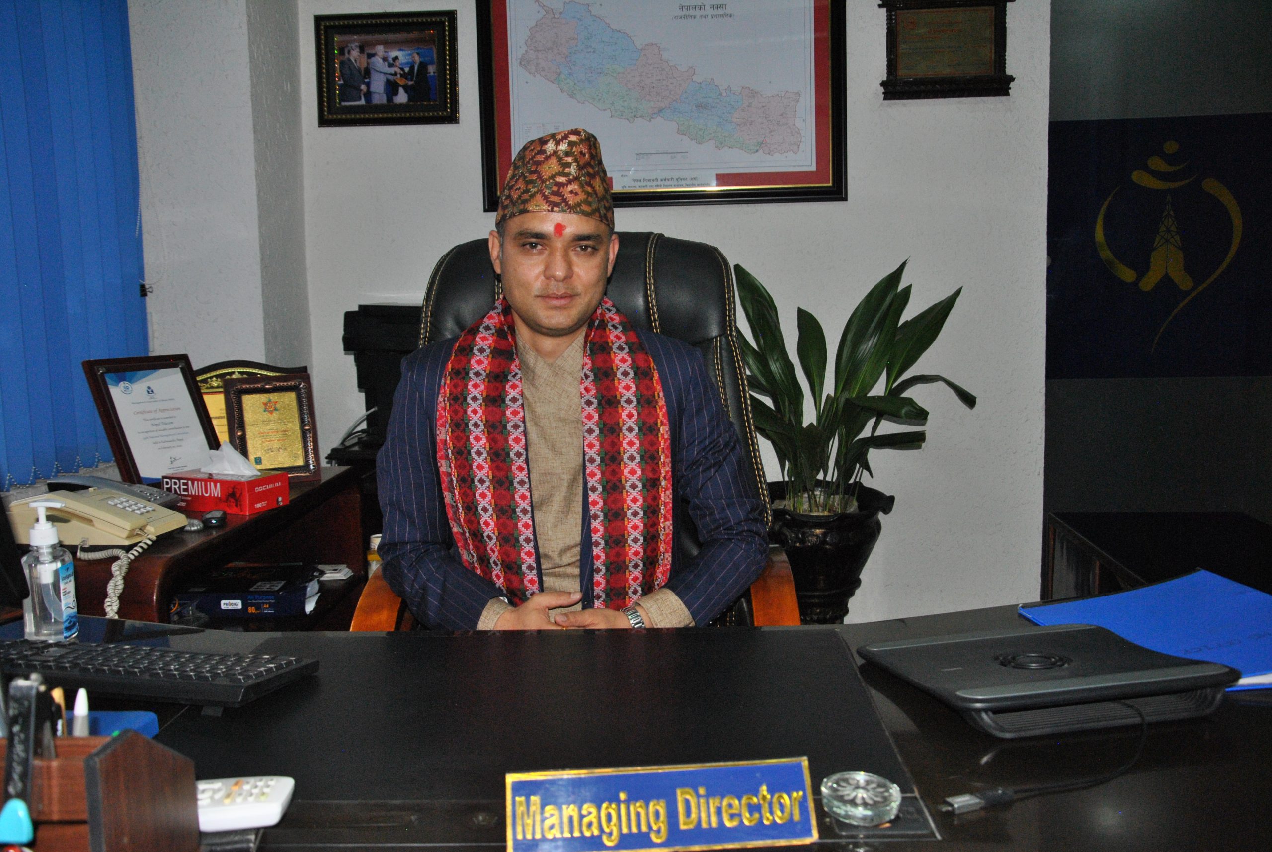 टेलिकमका नवनियुक्त प्रबन्ध निर्देशक सुनिल पौडेलद्वारा जिम्मेवारी ग्रहण