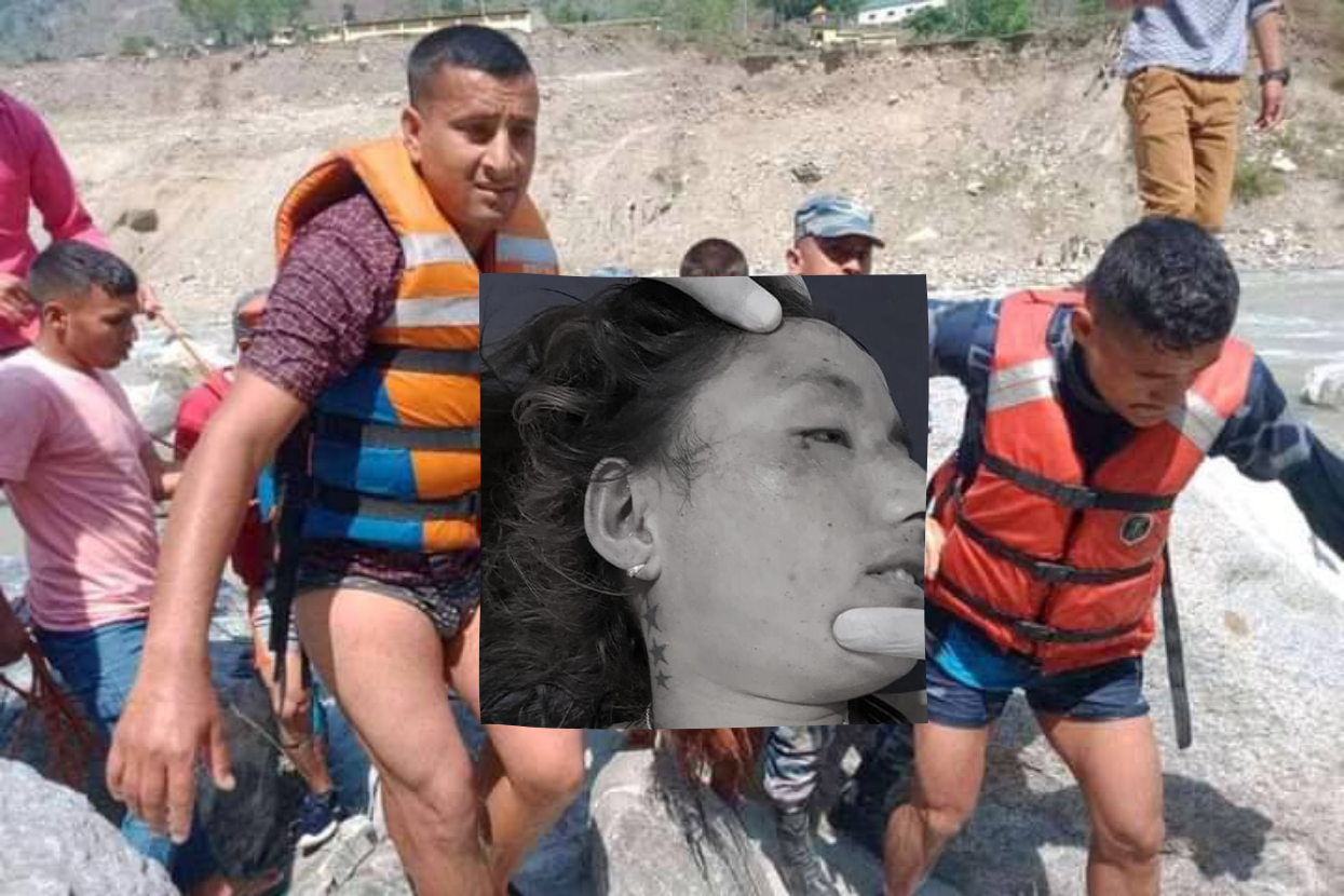 महाकाली नदीमा हाम फालेर एक महिलाको मृत्यु