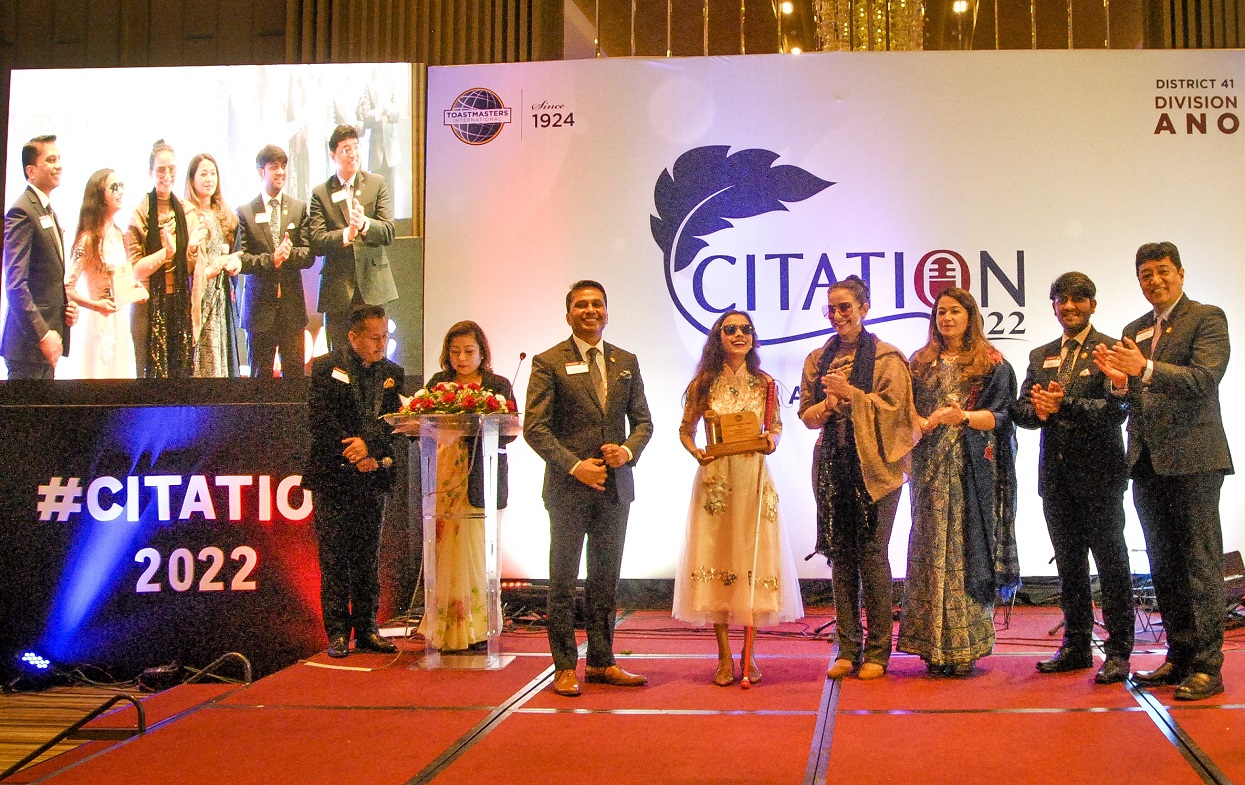 टोस्टमास्टर्स नेपालद्वारा आयोजित साइटेसन २०२२ सम्पन्न