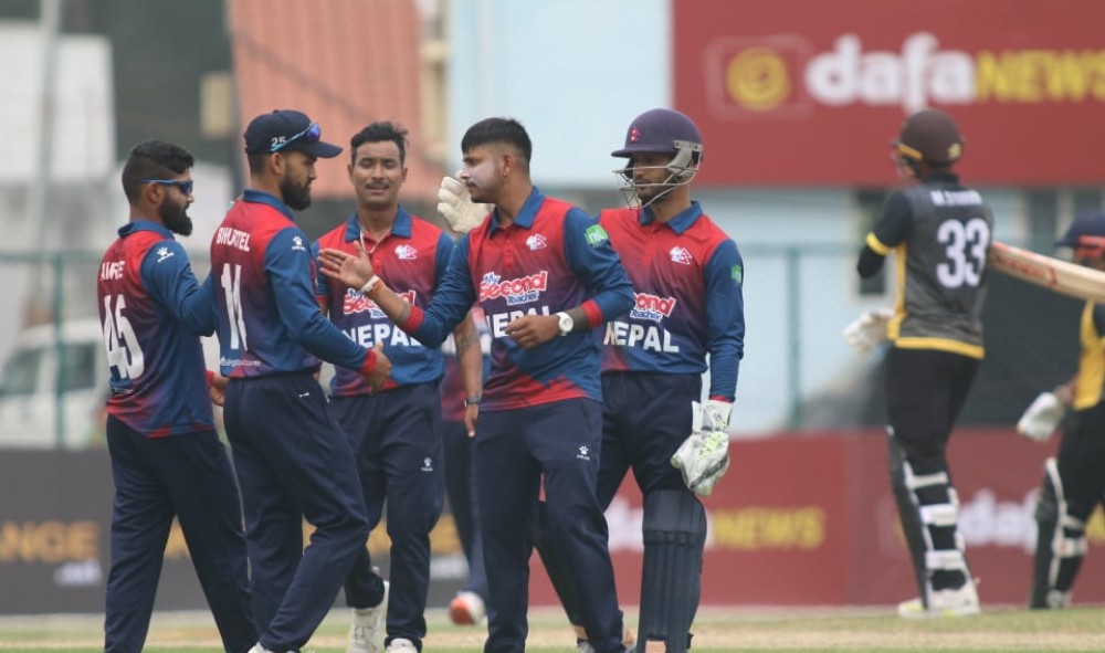मलेसियालाई ८५ रनले पराजित गर्दै नेपाल फाइनलमा