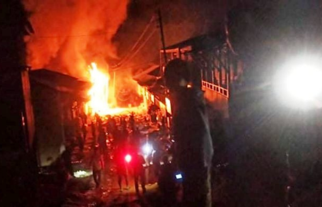रक्सी उद्योगमा आगलागी हुँदा ३ करोड बराबरको क्षति