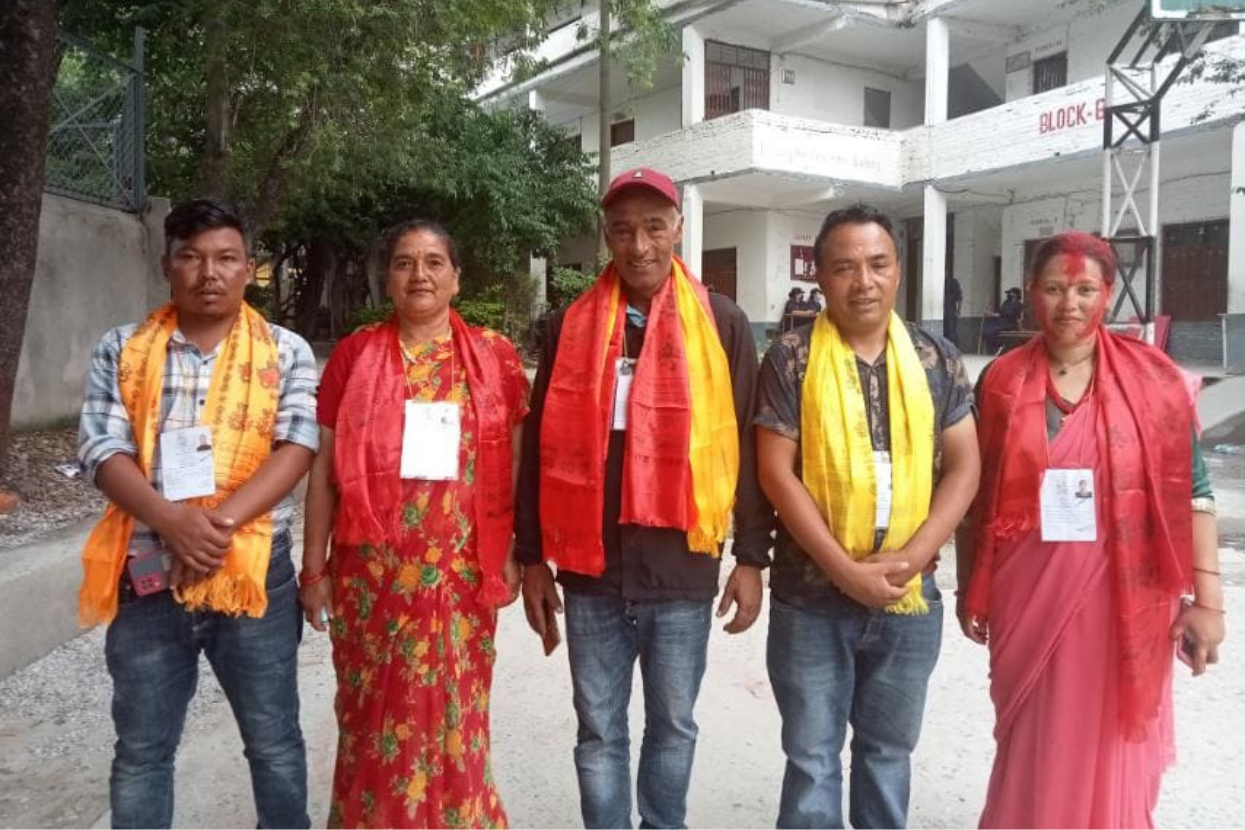 गोकर्णेश्वरमा एमालेको विजयी यात्रा जारी, वडा नं. ३ मा प्यानलै विजयी