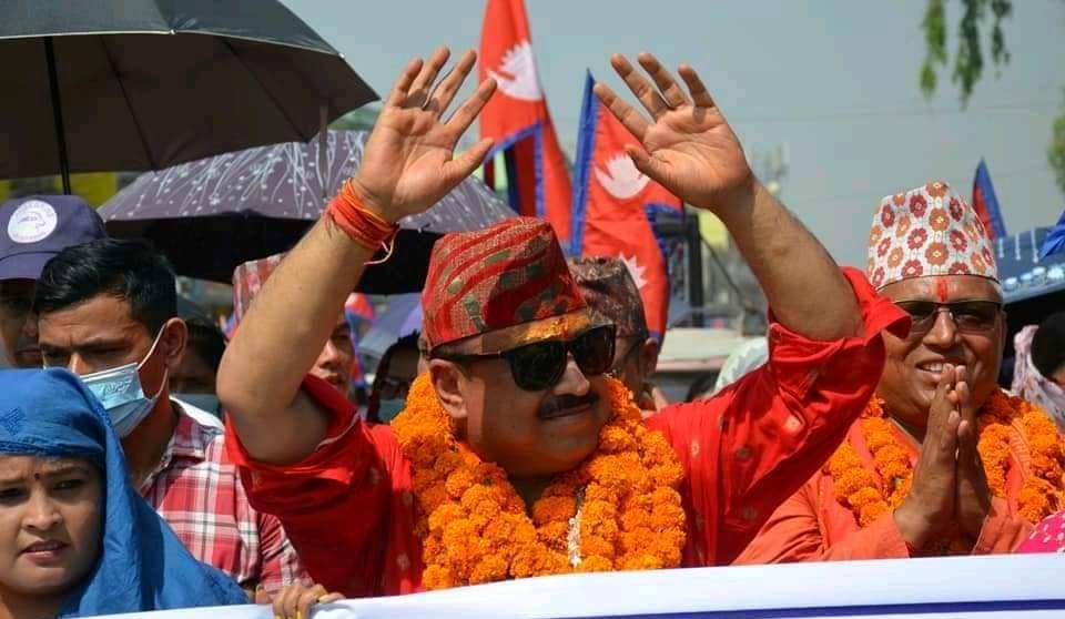 धनगढीको मेयरमा स्वतन्त्र उम्मेदवार हमालको सानदार जित
