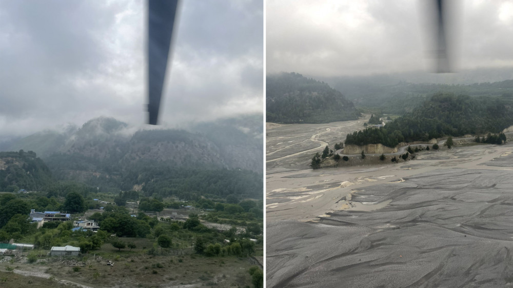 ताराको जहाज खोज्ने सेना र प्रहरीको प्रयास जारी (तस्बिरहरू)