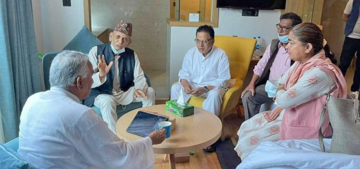 रामचन्द्र पौडेल र जगन्नाथ पौडेलबीच भेटवार्ता
