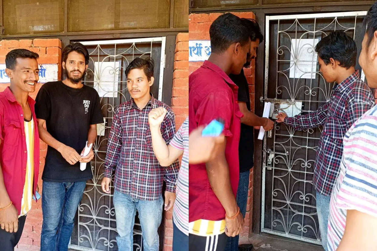 सुर्खेत बहुमुखी क्याम्पसले शुल्क बढाएको भन्दै लेखा शाखामा तालाबन्दी