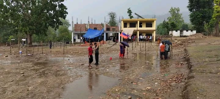 हावाहुरीसहितको पानीले सुर्खेतमा मतदान प्रक्रिया प्रभावित
