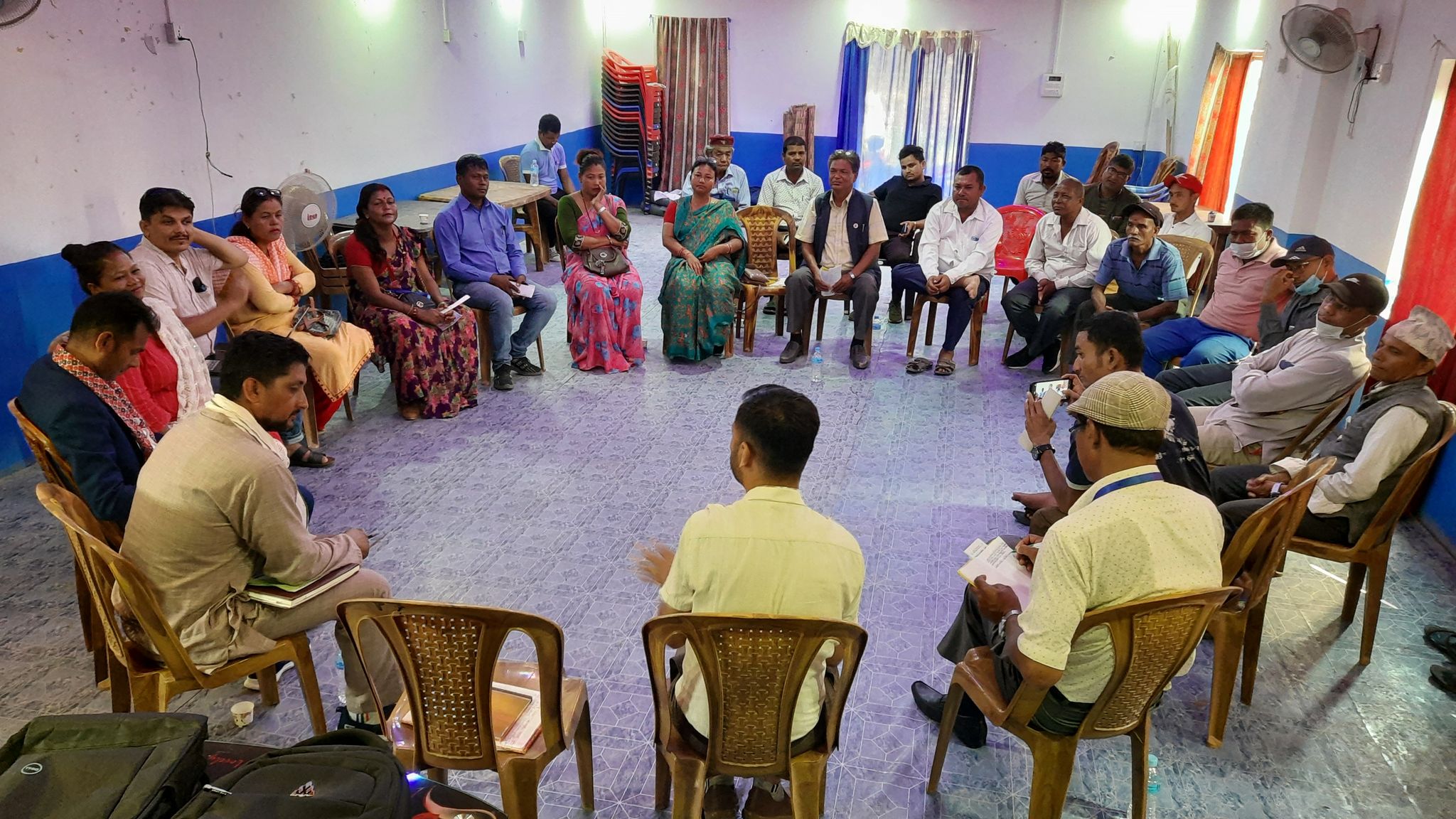 रामधुनीका उम्मेदवार भन्छन्, विकासका लागि मिलेर काम गर्छौं