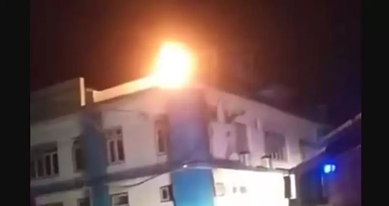 भरतपुर विमानस्थलको टावर नजिकै आगलागी