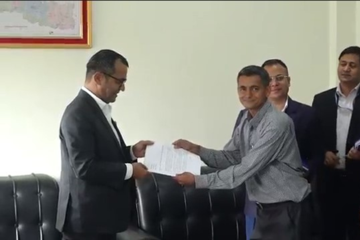 सेयर बजार सुधारकाे माग गर्दै धिताेपत्र बाेर्डलाई ज्ञापन, माग पूरा नभए कडा आन्दोलन