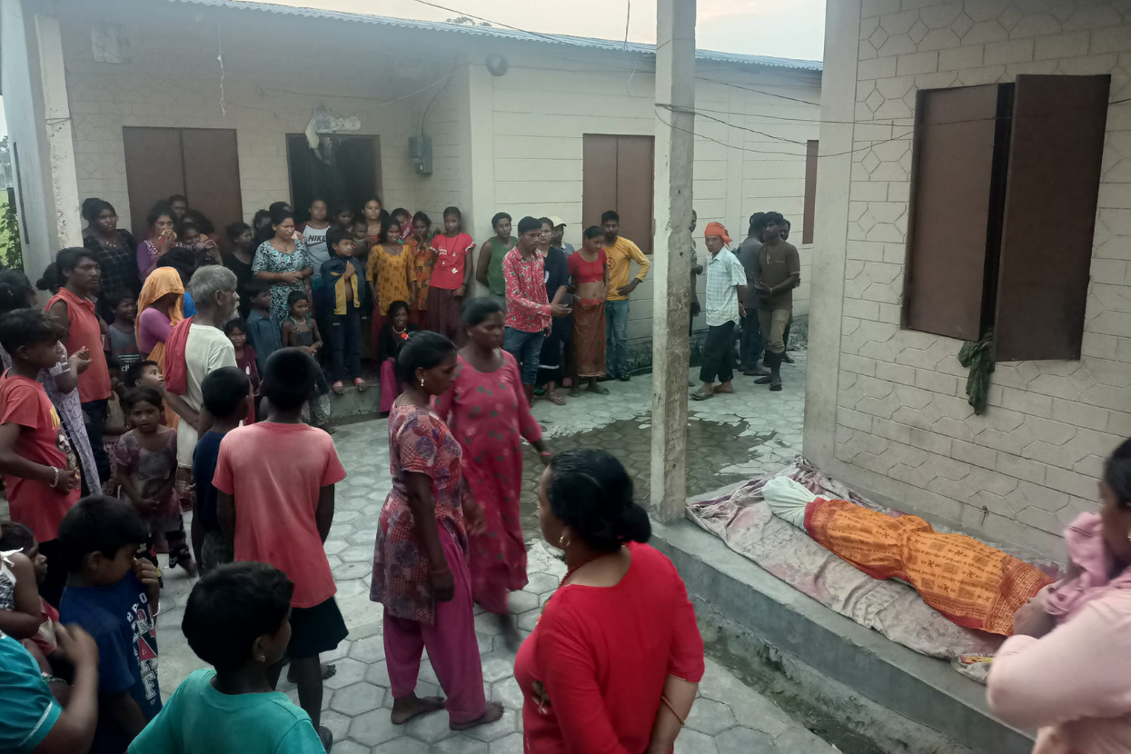 गीता माझीको दाहसंस्कार जिम्मा खैरहनी नगरपालिकाले लियो