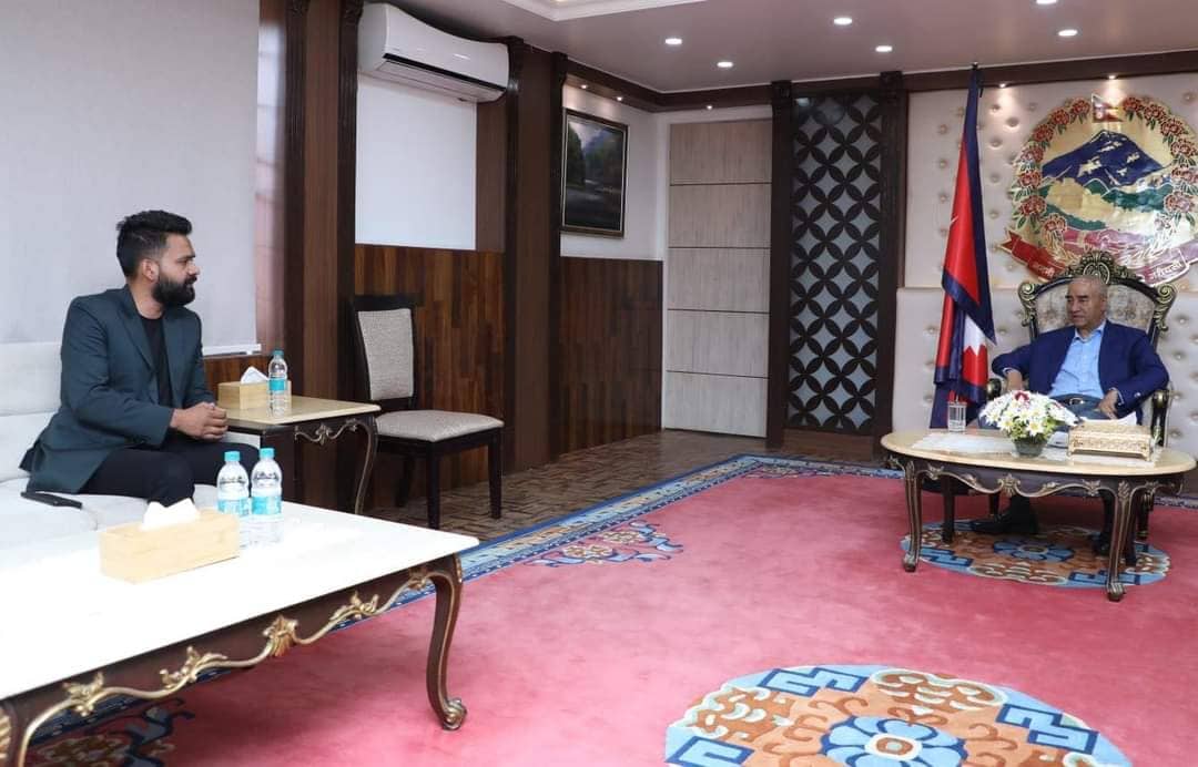 काठमाडाैँका मेयर बालेन र प्रधानमन्त्री देउवाबिच भेटवार्ता