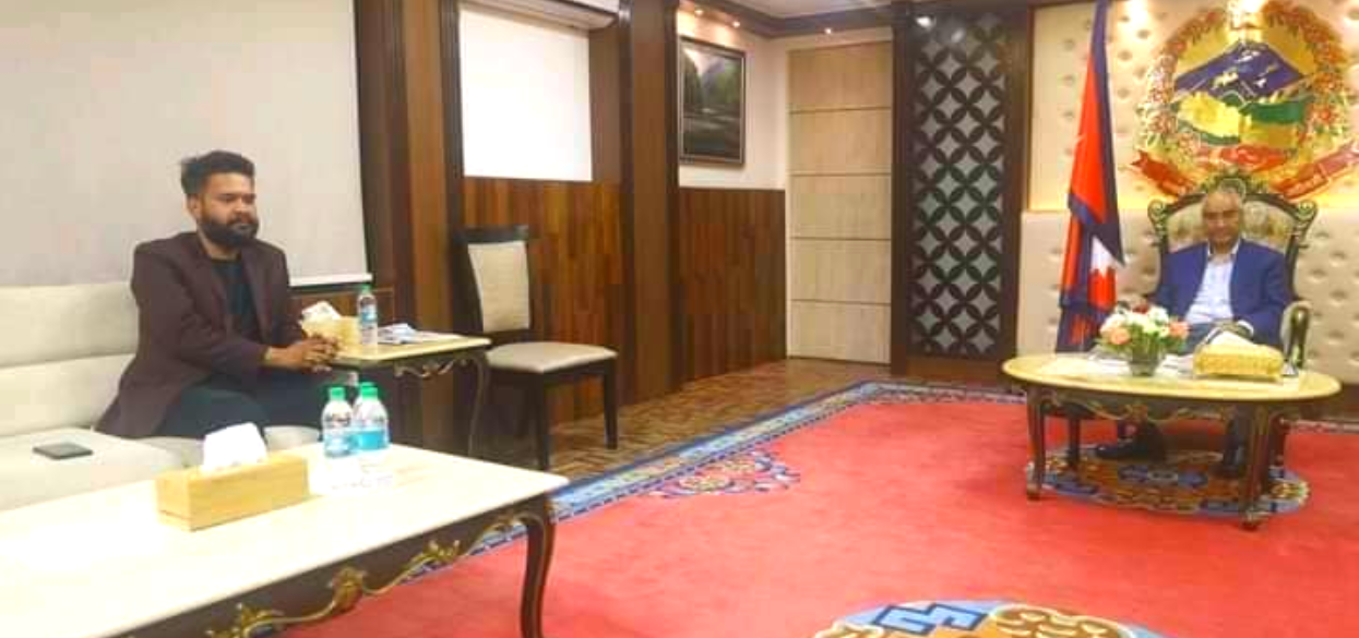 काठमाडौँका मेयर बालेन र प्रधानमन्त्री देउवाबीच भेटवार्ता