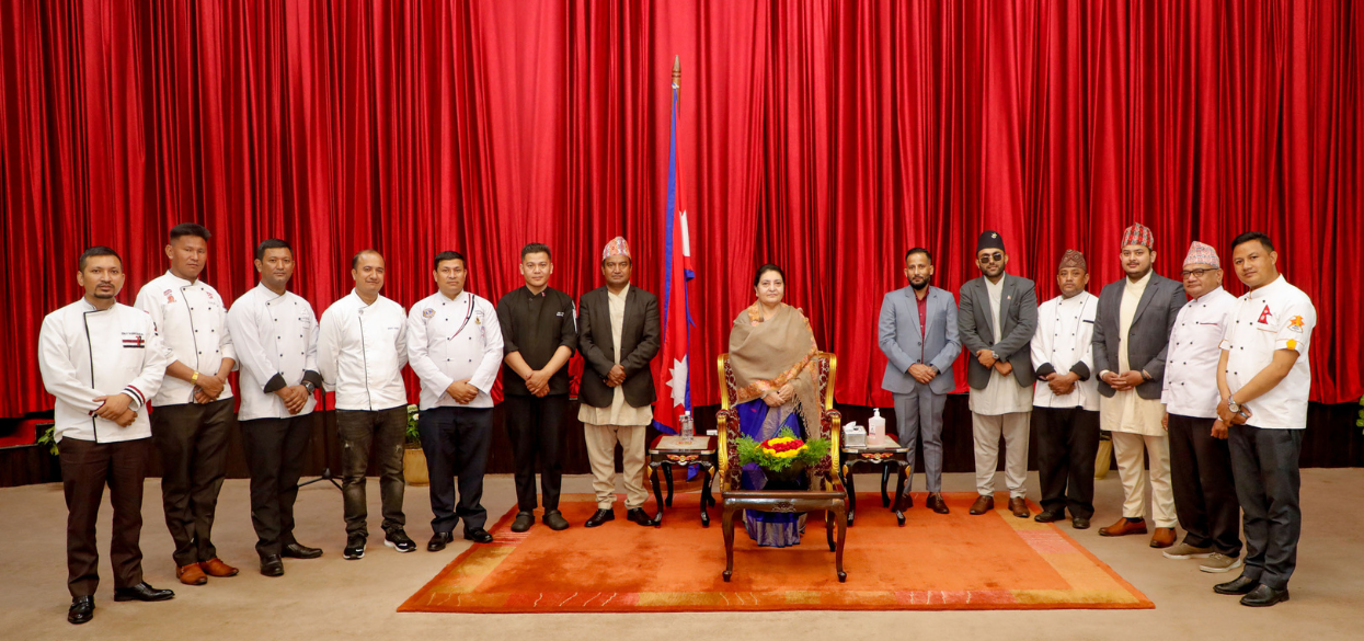 नेपाली खाद्य उत्पादन प्रवर्द्धनमा जुट्न राष्ट्रपतिद्वारा सम्बद्ध सबैमा आह्वान