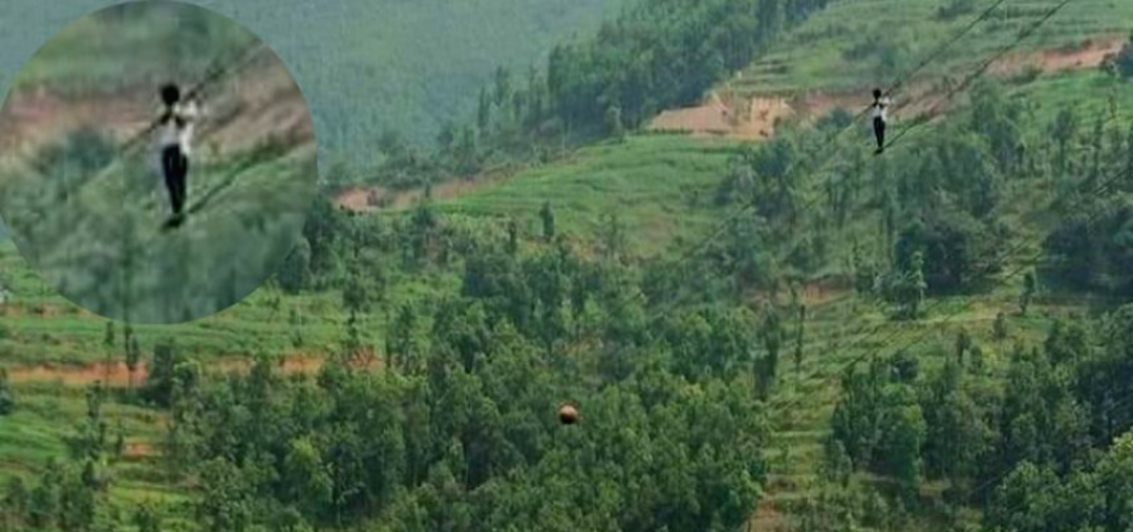 ककनीकाे ‘हाइ भोल्टेज’ तारमा चढेका माइलाकाे सेनाले गर्‍याे उद्धार
