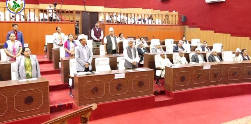 कर्णाली सरकारले प्रतिपक्षको सहमति बिर्सिएको भन्दै संसद अवरोध