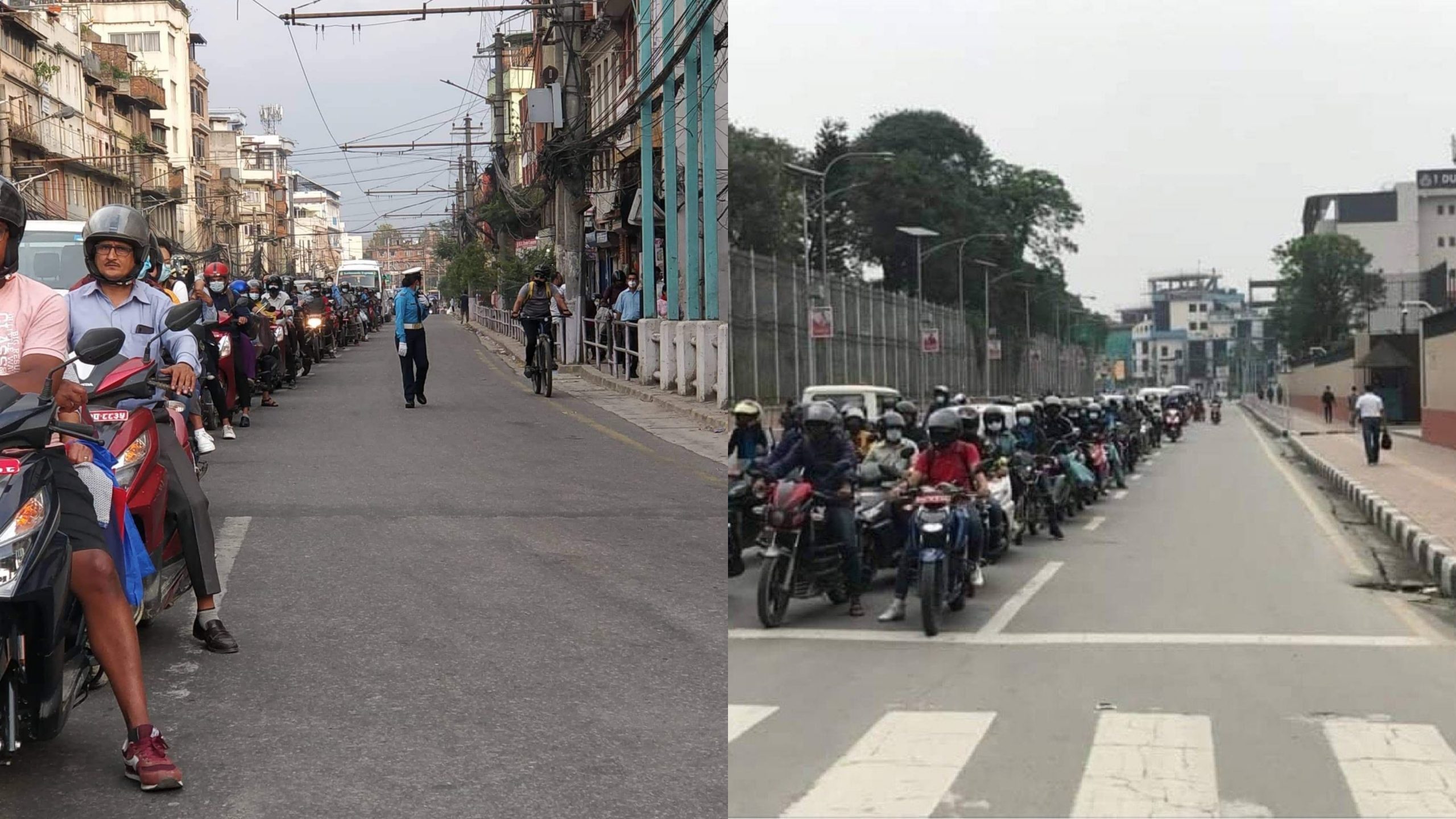 लेन अनुशासनलाई थप कडाइ गर्दै ट्राफिक प्रहरी