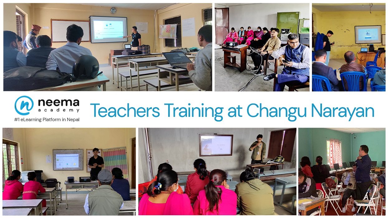 चाँगुनारायण नगर र नीमा एकेडेमीको आयोजनामा ‘डिजिटल शिक्षण प्रशिक्षण कार्यक्रम’ सम्पन्न