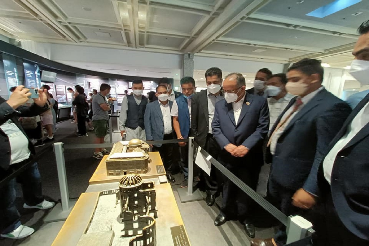 प्रचण्डले गरे आणविक बम खसेको हिरोसिमास्थित संग्रहालयको अवलोकन (तस्बिरहरू)