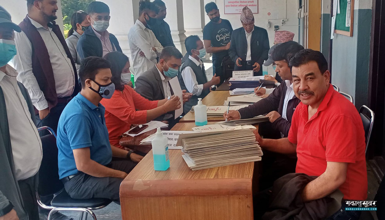 निर्वाचन प्रयाेजनका लागि विवेकशील साझा पार्टी आयाेगमा दर्ता