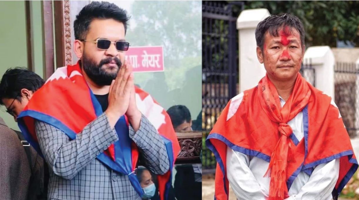 मेयर साम्पाङ र बालेनबीच फेसबुकमा जुहारी
