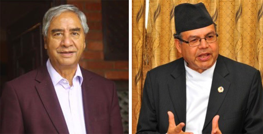 देउवासँग खनालले भने : ‘गठबन्धन गरेर जाँदा सबै दललाई समान ढंगले सिट बाँडफाँट होस्’
