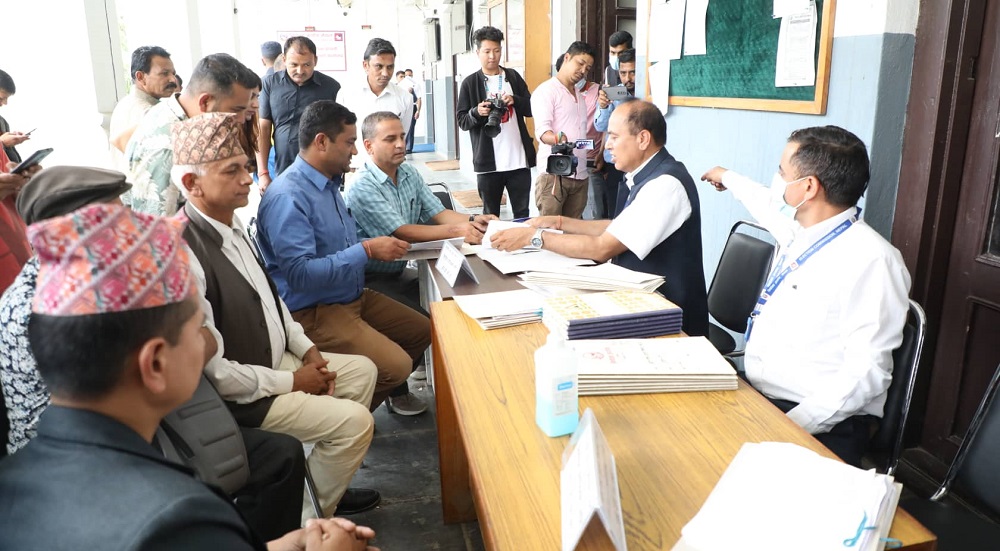 प्रतिनिधि सभा निर्वाचनका लागि माओवादी केन्द्रको ७१ नम्बरमा दल दर्ता