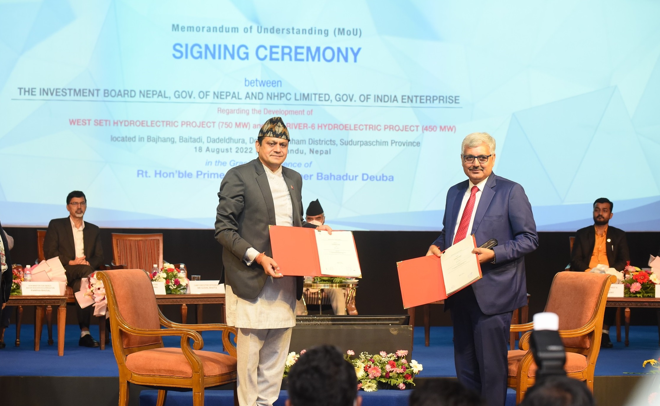 पश्चिम सेती र एसआर–६ : १२ सय मेगावाटका परियाेजना भारतलाई दिने समझदारी