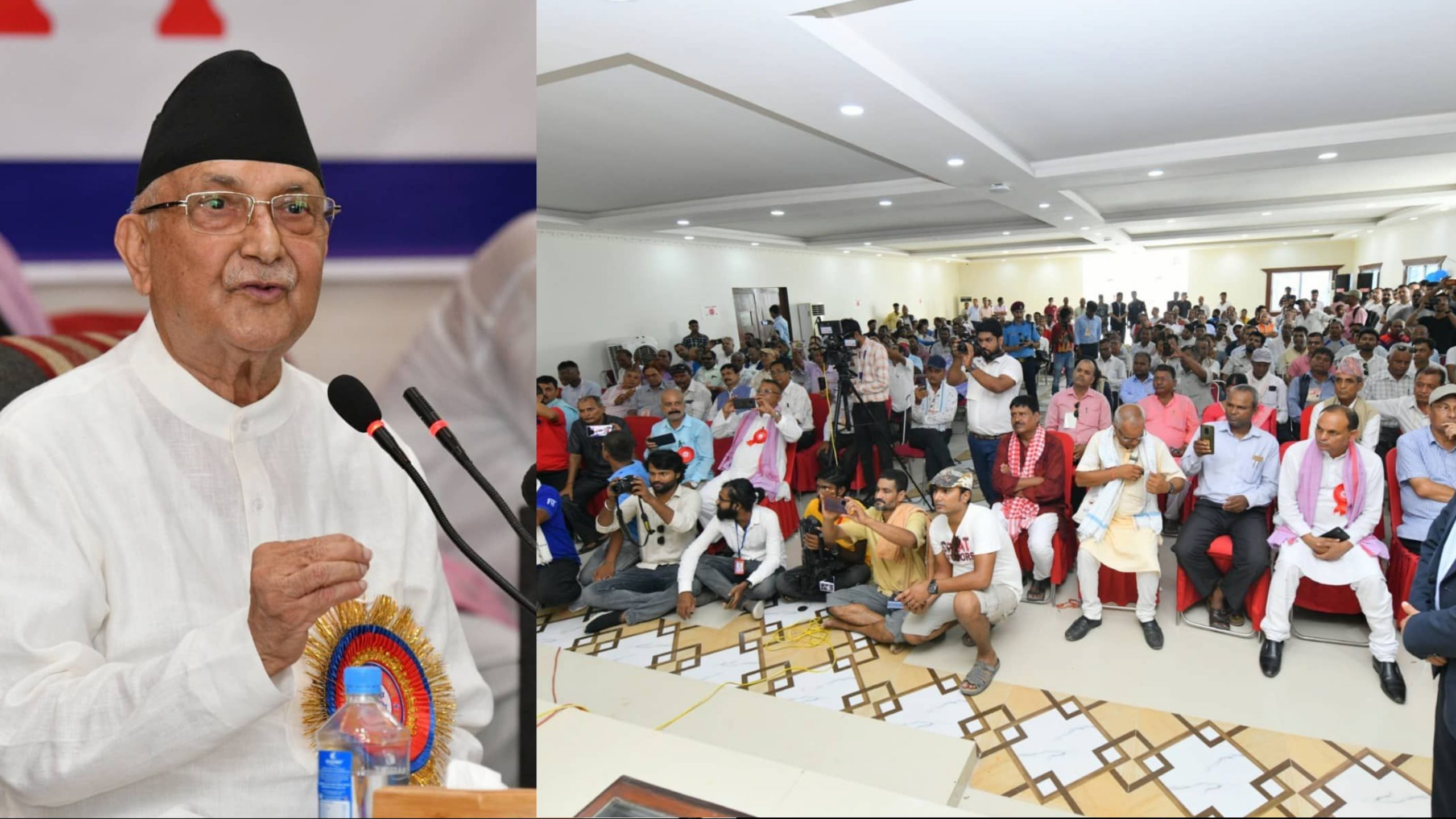 एमालेको सरकार नबने देश नै बर्बादीतिर जाने ओलीको दाबी