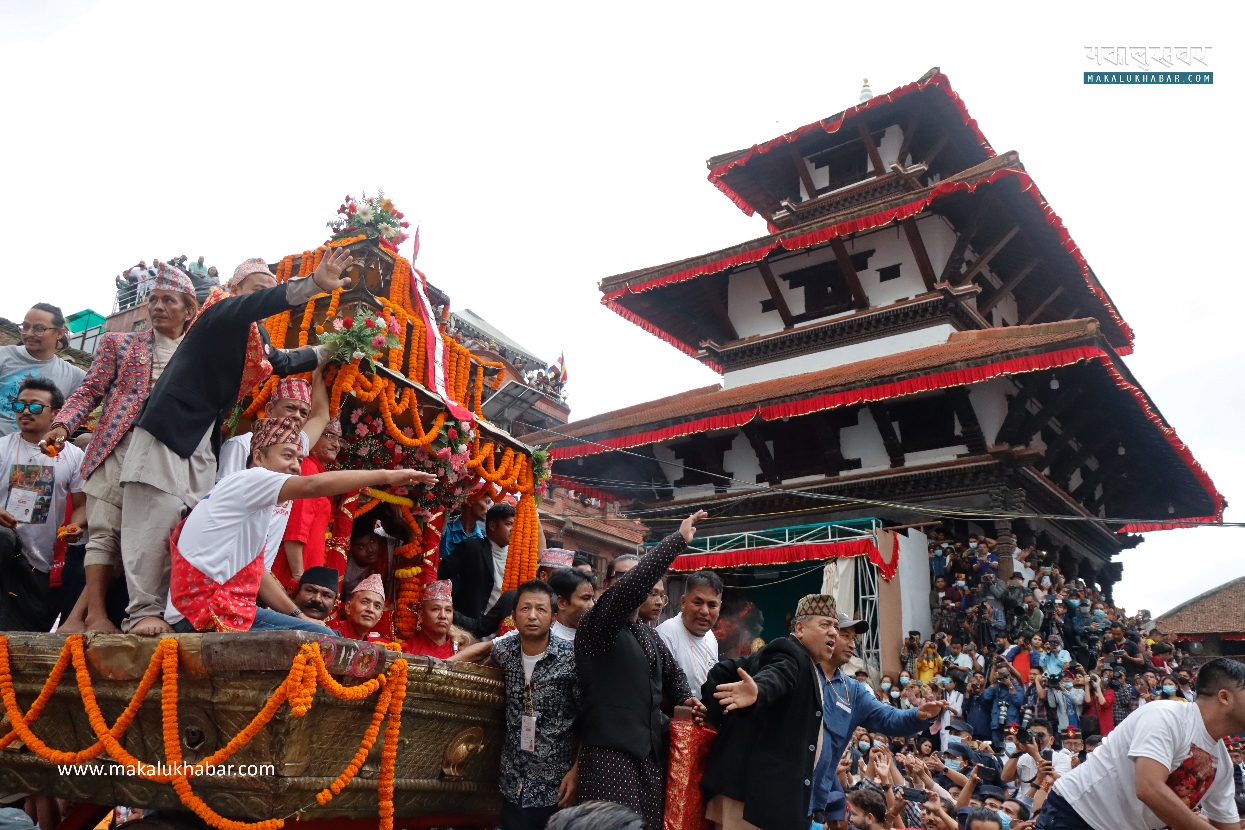 इन्द्रजात्राका सारथीलाई पाँच लाखसम्मको बिमा