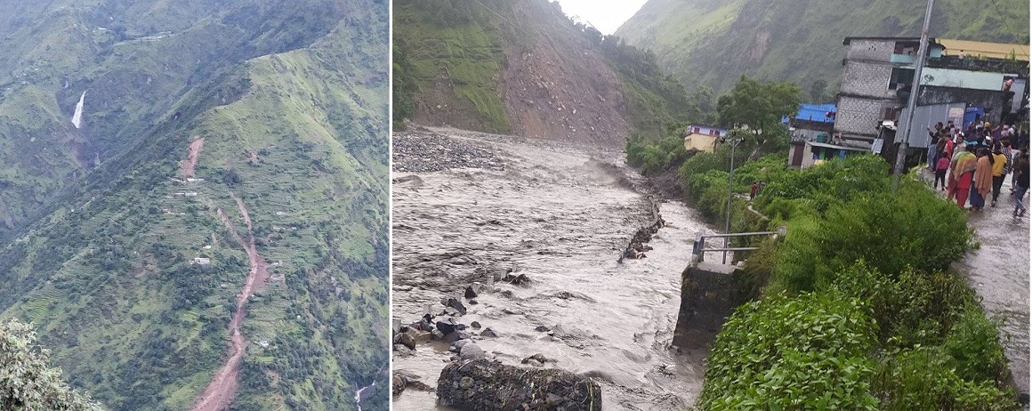 दार्चुला पहिरो अपडेट : घाइते भएका ४ जनालाई हेलिकोप्टरबाट धनगढी अस्पताल लगियो