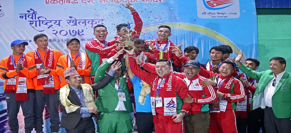 नवौँ राष्ट्रिय खेलकुदमा नेपाल आर्मीको वर्चश्व