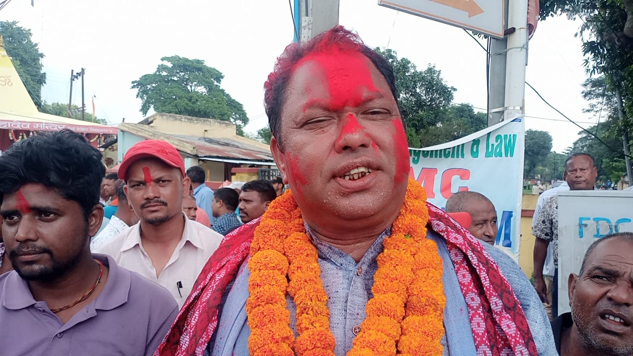 माेरङ ५ मा स्वतन्त्र उम्मेदवार याेगेन्द्र मण्डलकाे अग्रता 
