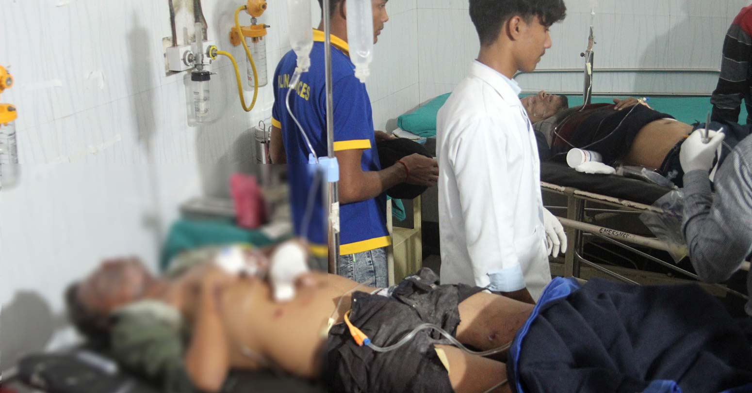 बनाउँदै गरेको बम बिस्फोट हुँदा विप्लवका दुई कार्यकर्ता घाइते