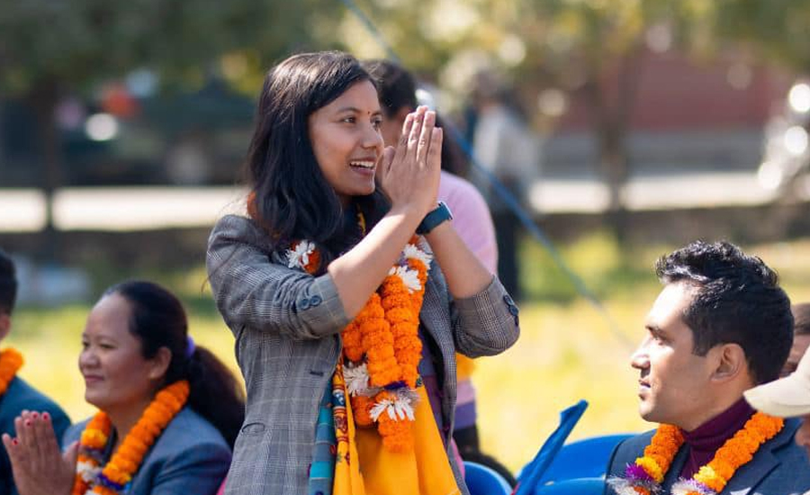 राष्ट्रिय स्वतन्त्र पार्टीकी २७ वर्षीया सोविता काठमाडौं-२ मा विजयी