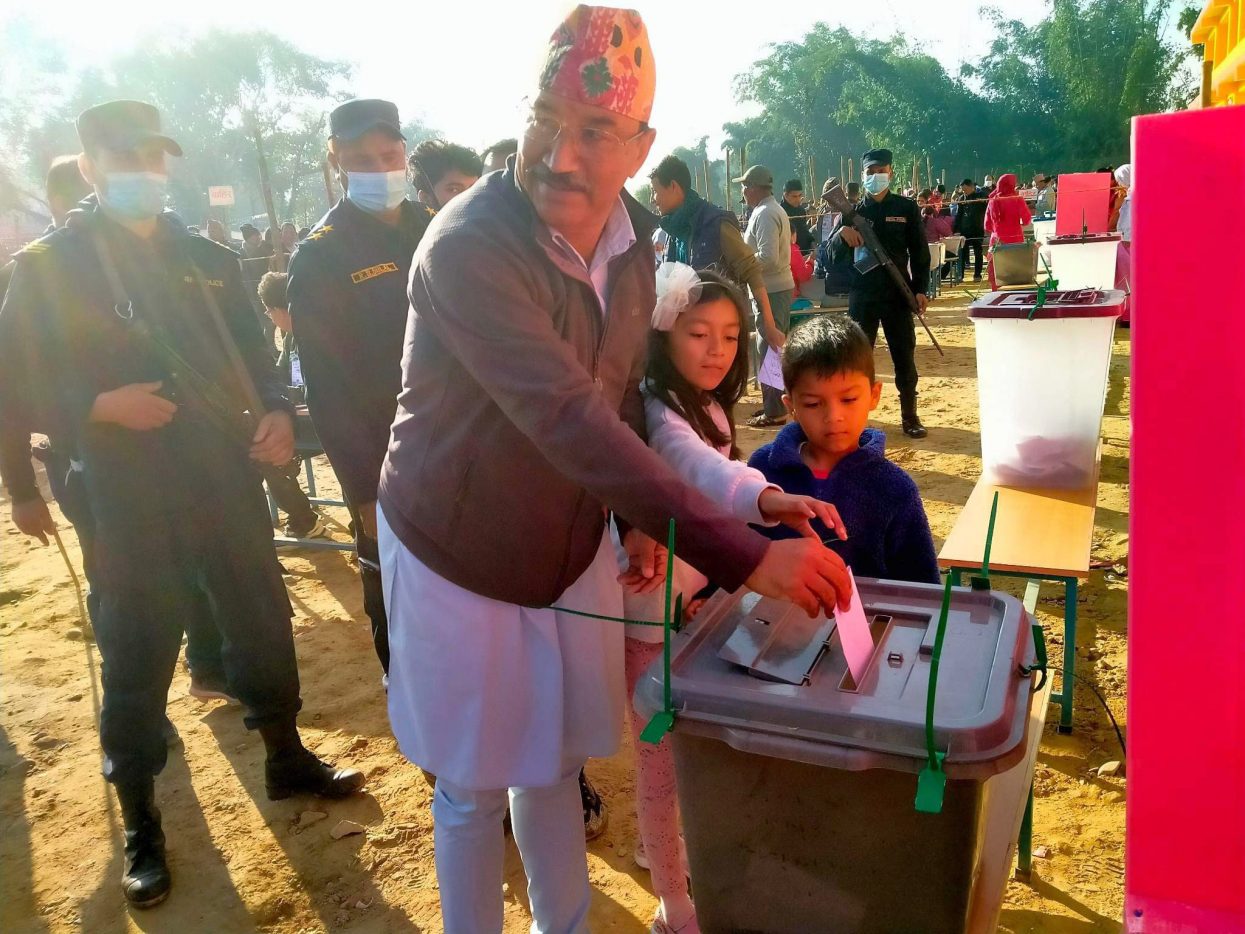 कमल थापाले गरे मतदान