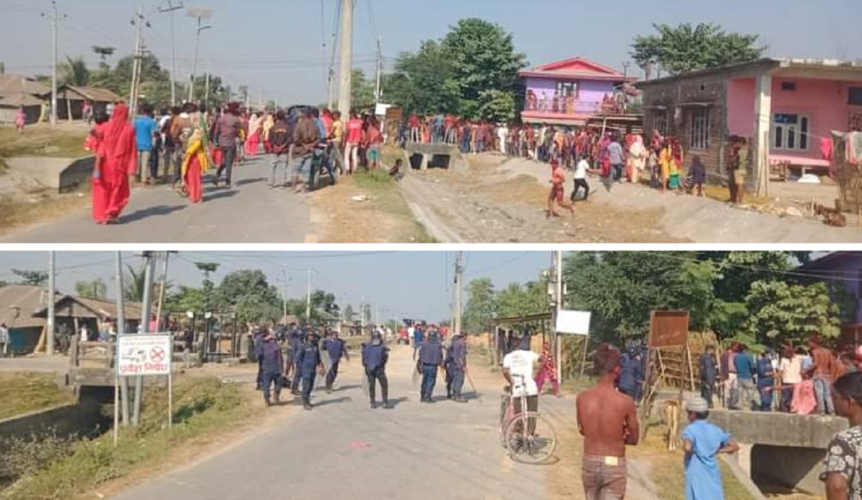 भगवती चौधरीको विजय र्‍यालीमा ढुंगा प्रहार