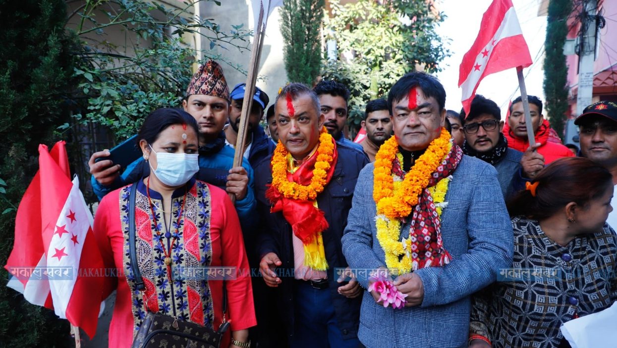काठमाडाैँ ४ मा ७४४६ मतान्तरले गगन विजयी
