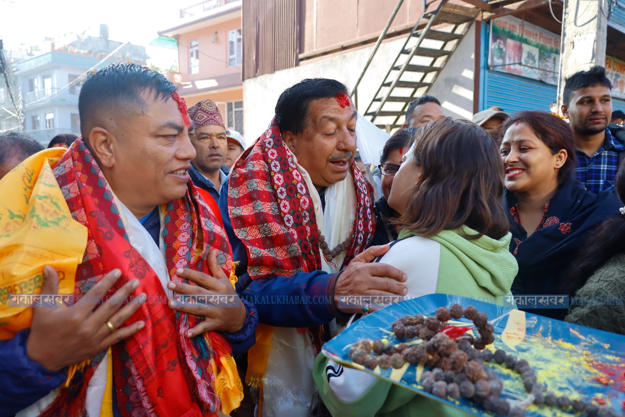 काठमाडौँ क्षेत्र नम्बर ३ मा कांग्रेसको घरदैलो (तस्बिरहरु)