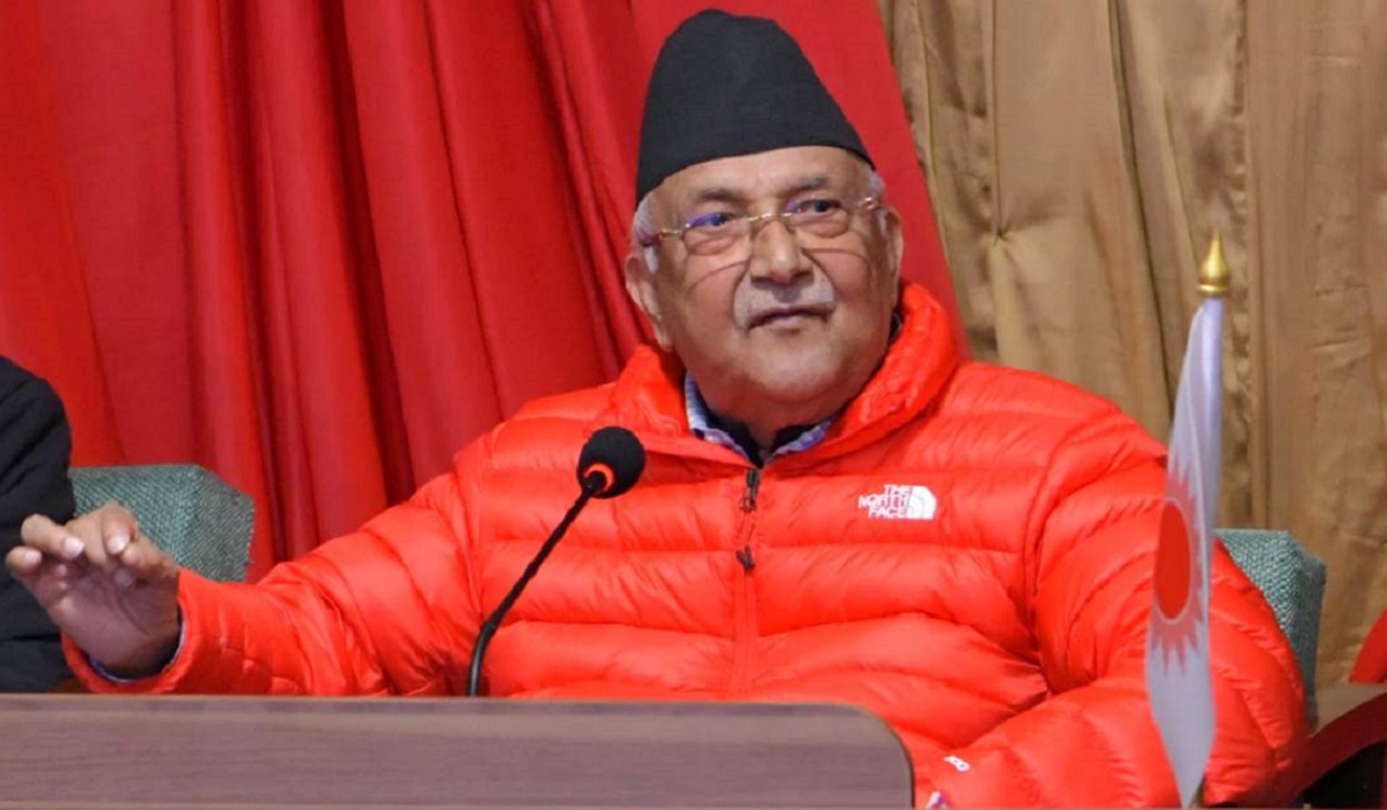 ओलीले भने– सुकुम्बासी बस्तीमा तमासा गरियो, त्यहाँ कुन शत्रु बसेका छन् र ?