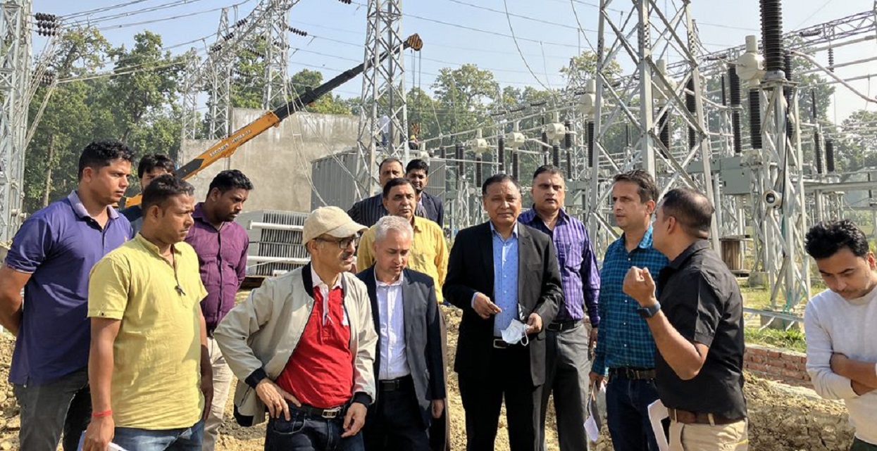 सुनवल सबस्टेसन निर्माण अन्तिम चरणमा