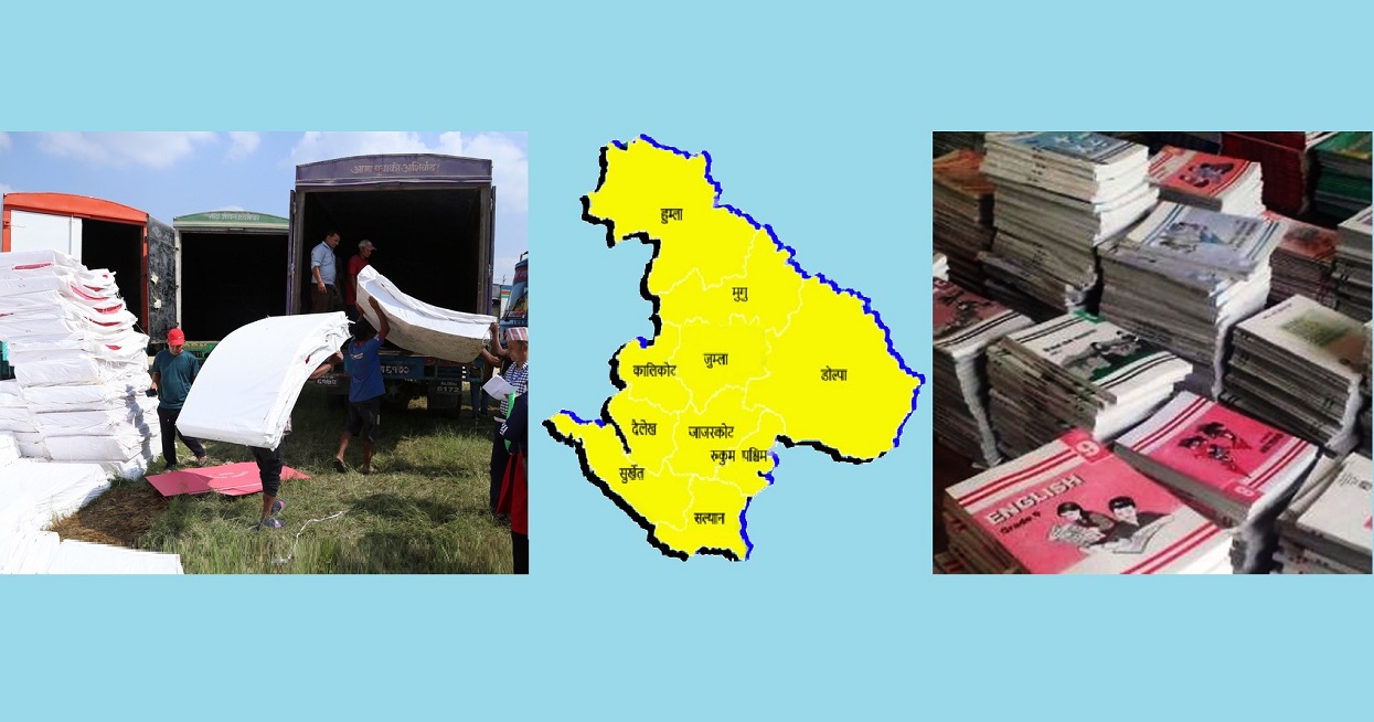कर्णालीमा तत्काल पुगे मतपत्र, अझै पुगेनन् पाठ्यपुस्तक