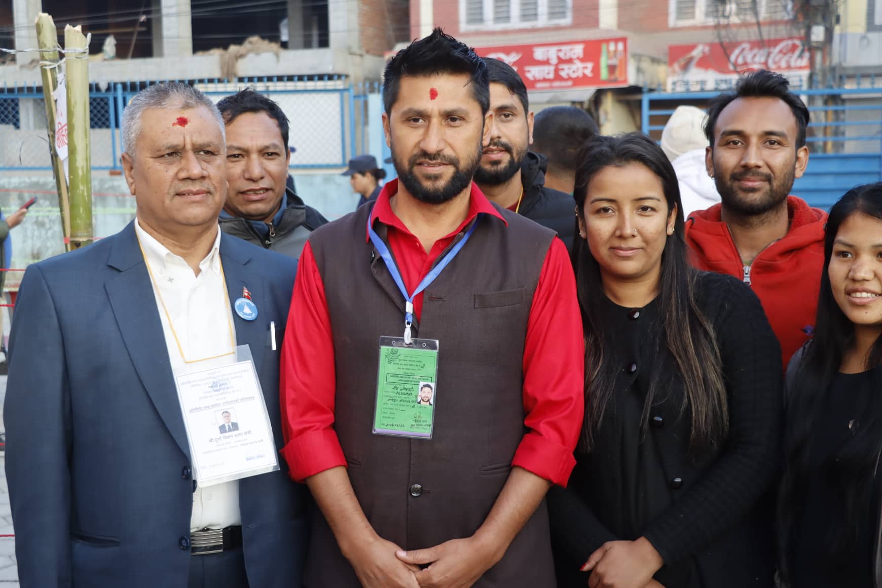 रवि लामिछानेले प्रदेशसभाको मतपत्रमा लगाएनन् स्वस्तिक छाप